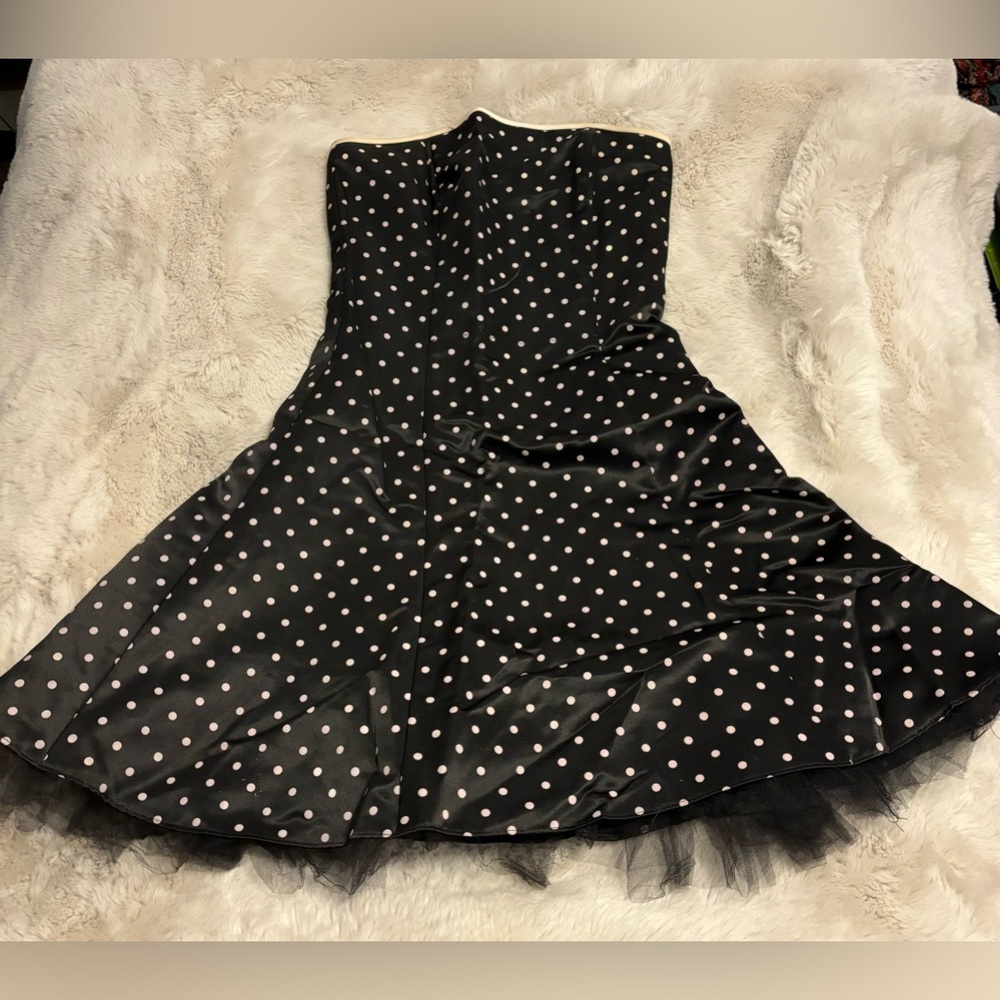 Jessica McClintock Polka Dot Dress